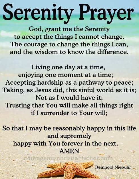 serenity prayer new